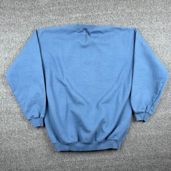 Vintage Pagosa Springs Colroado Sweatshirt Men's Medium Blue Nature Wildlife 90s - Picture 4 of 7